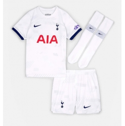 Strój piłkarski Tottenham Hotspur Koszulka Podstawowej dziecięce 2023-24 Krótki Rękaw (+ Krótkie spodenki)