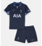 Strój piłkarski Tottenham Hotspur Koszulka Wyjazdowej dziecięce 2023-24 Krótki Rękaw (+ Krótkie spodenki)