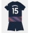 Strój piłkarski Tottenham Hotspur Lucas Bergvall #15 Koszulka Wyjazdowej dziecięce 2026-27 Krótki Rękaw (+ Krótkie spodenki)