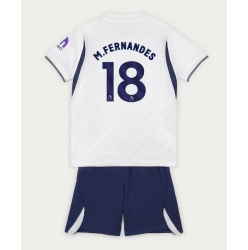 Strój piłkarski Tottenham Hotspur Mateus Fernandes #18 Koszulka Podstawowej dziecięce 2026-27 Krótki Rękaw (+ Krótkie spodenki)