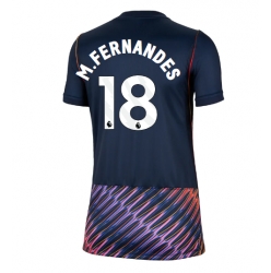 Strój piłkarski Tottenham Hotspur Mateus Fernandes #18 Koszulka Wyjazdowej damskie 2026-27 Krótki Rękaw