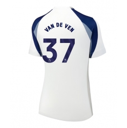 Strój piłkarski Tottenham Hotspur Micky van de Ven #37 Koszulka Podstawowej damskie 2025-26 Krótki Rękaw