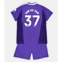 Strój piłkarski Tottenham Hotspur Micky van de Ven #37 Koszulka Trzeciej dziecięce 2026-27 Krótki Rękaw (+ Krótkie spodenki)