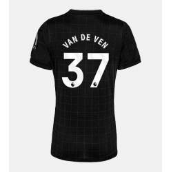 Strój piłkarski Tottenham Hotspur Micky van de Ven #37 Koszulka Wyjazdowej damskie 2025-26 Krótki Rękaw
