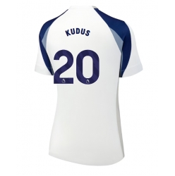 Strój piłkarski Tottenham Hotspur Mohammed Kudus #20 Koszulka Podstawowej damskie 2025-26 Krótki Rękaw