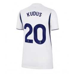 Strój piłkarski Tottenham Hotspur Mohammed Kudus #20 Koszulka Podstawowej damskie 2026-27 Krótki Rękaw