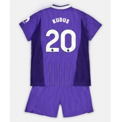 Strój piłkarski Tottenham Hotspur Mohammed Kudus #20 Koszulka Trzeciej dziecięce 2026-27 Krótki Rękaw (+ Krótkie spodenki)