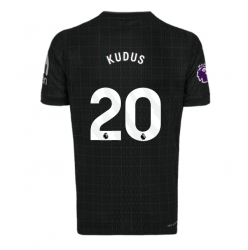 Strój piłkarski Tottenham Hotspur Mohammed Kudus #20 Koszulka Wyjazdowej 2025-26 Krótki Rękaw