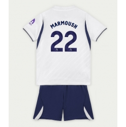 Strój piłkarski Tottenham Hotspur Omar Marmoush #22 Koszulka Podstawowej dziecięce 2026-27 Krótki Rękaw (+ Krótkie spodenki)