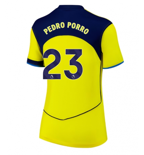 Strój piłkarski Tottenham Hotspur Pedro Porro #23 Koszulka Trzeciej damskie 2025-26 Krótki Rękaw Strój piłkarski Tottenham Hotspur Pedro Porro #23 Koszulka Trzeciej damskie 2025-26 Krótki Rękaw
