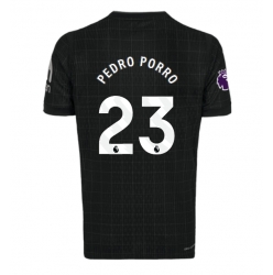 Strój piłkarski Tottenham Hotspur Pedro Porro #23 Koszulka Wyjazdowej 2025-26 Krótki Rękaw