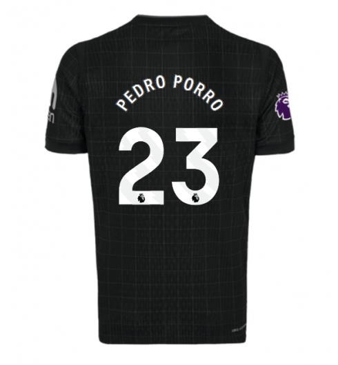 Strój piłkarski Tottenham Hotspur Pedro Porro #23 Koszulka Wyjazdowej 2025-26 Krótki Rękaw Strój piłkarski Tottenham Hotspur Pedro Porro #23 Koszulka Wyjazdowej 2025-26 Krótki Rękaw