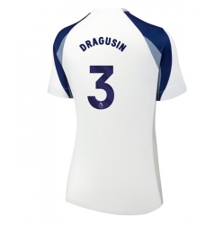 Strój piłkarski Tottenham Hotspur Radu Dragusin #3 Koszulka Podstawowej damskie 2025-26 Krótki Rękaw