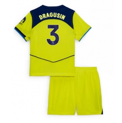 Strój piłkarski Tottenham Hotspur Radu Dragusin #3 Koszulka Trzeciej dziecięce 2025-26 Krótki Rękaw (+ Krótkie spodenki)