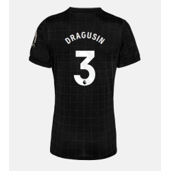 Strój piłkarski Tottenham Hotspur Radu Dragusin #3 Koszulka Wyjazdowej damskie 2025-26 Krótki Rękaw
