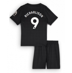 Strój piłkarski Tottenham Hotspur Richarlison #9 Koszulka Wyjazdowej dziecięce 2025-26 Krótki Rękaw (+ Krótkie spodenki)