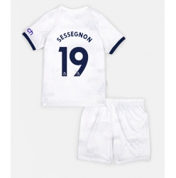Strój piłkarski Tottenham Hotspur Ryan Sessegnon #19 Koszulka Podstawowej dziecięce 2023-24 Krótki Rękaw (+ Krótkie spodenki)