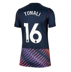 Strój piłkarski Tottenham Hotspur Sandro Tonali #16 Koszulka Wyjazdowej damskie 2026-27 Krótki Rękaw