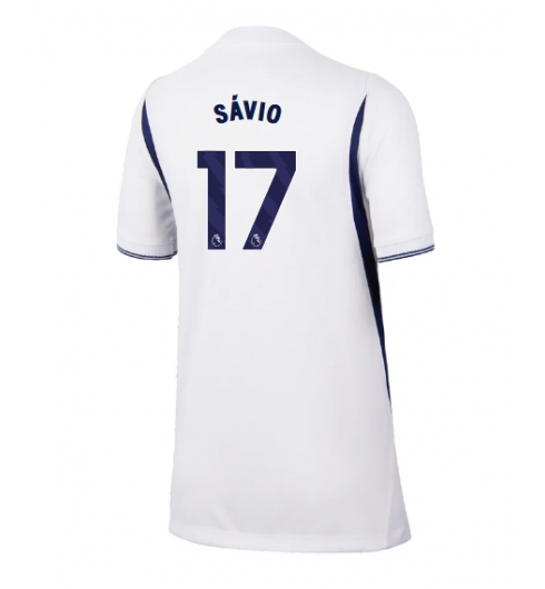 Strój piłkarski Tottenham Hotspur Savio #17 Koszulka Podstawowej damskie 2026-27 Krótki Rękaw Strój piłkarski Tottenham Hotspur Savio #17 Koszulka Podstawowej damskie 2026-27 Krótki Rękaw