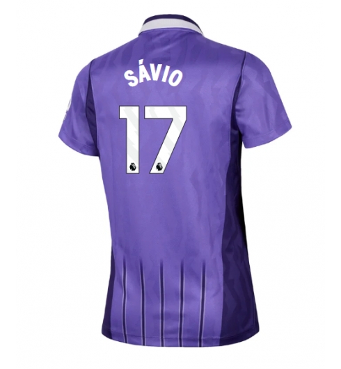 Strój piłkarski Tottenham Hotspur Savio #17 Koszulka Trzeciej damskie 2026-27 Krótki Rękaw Strój piłkarski Tottenham Hotspur Savio #17 Koszulka Trzeciej damskie 2026-27 Krótki Rękaw