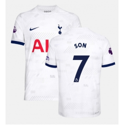 Strój piłkarski Tottenham Hotspur Son Heung-min #7 Koszulka Podstawowej 2023-24 Krótki Rękaw