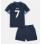 Strój piłkarski Tottenham Hotspur Son Heung-min #7 Koszulka Wyjazdowej dziecięce 2023-24 Krótki Rękaw (+ Krótkie spodenki)