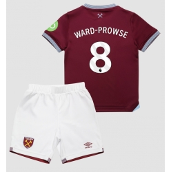 Strój piłkarski West Ham United James Ward-Prowse #8 Koszulka Podstawowej dziecięce 2025-26 Krótki Rękaw (+ Krótkie spodenki)