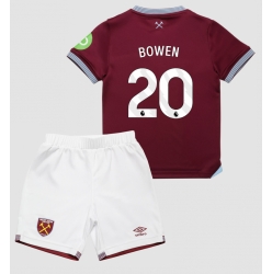 Strój piłkarski West Ham United Jarrod Bowen #20 Koszulka Podstawowej dziecięce 2025-26 Krótki Rękaw (+ Krótkie spodenki)