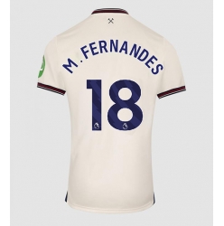 Strój piłkarski West Ham United Mateus Fernandes #18 Koszulka Wyjazdowej 2025-26 Krótki Rękaw