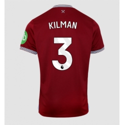 Strój piłkarski West Ham United Max Kilman #3 Koszulka Podstawowej 2025-26 Krótki Rękaw