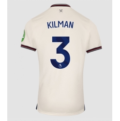 Strój piłkarski West Ham United Max Kilman #3 Koszulka Wyjazdowej 2025-26 Krótki Rękaw