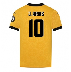 Strój piłkarski Wolves Jhon Arias #10 Koszulka Podstawowej 2025-26 Krótki Rękaw
