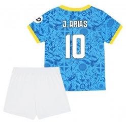 Strój piłkarski Wolves Jhon Arias #10 Koszulka Trzeciej dziecięce 2025-26 Krótki Rękaw (+ Krótkie spodenki)