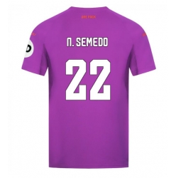 Strój piłkarski Wolves Nelson Semedo #22 Koszulka Trzeciej 2024-25 Krótki Rękaw