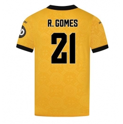 Strój piłkarski Wolves Rodrigo Gomes #21 Koszulka Podstawowej 2025-26 Krótki Rękaw