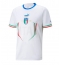 Strój piłkarski Włochy Koszulka Wyjazdowej 2022 Krótki Rękaw
